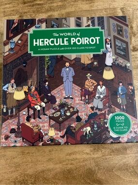 The World of Hercule Poirot 1000-Piece Jigsaw Puzzle brand Laurence King